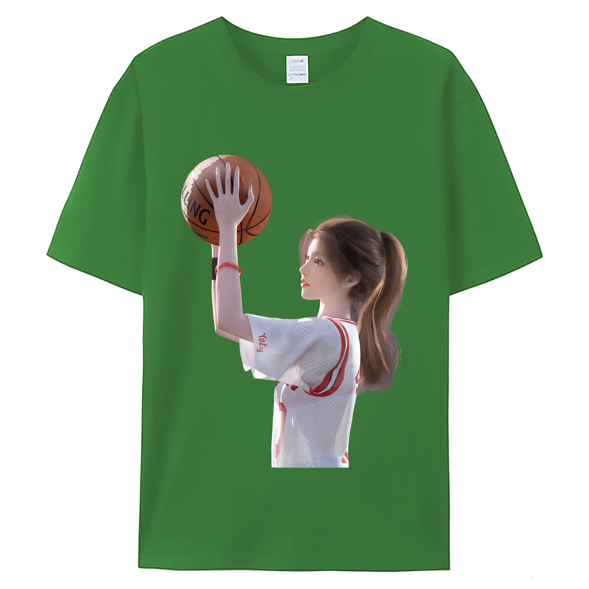 （画像用） SLAM DUNK／スラムダンク レディースカジュアルプリントTシャツ（綿100％）